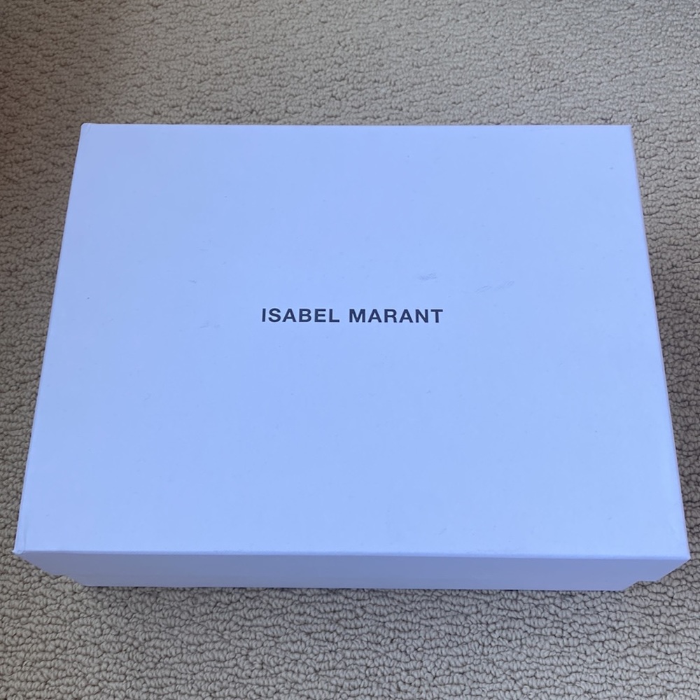 Isabel Marant Lennyo leather and sherling sandal - Picture 4 of 7